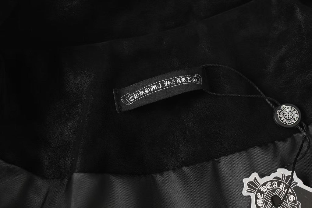 Horseshoe Cross Jacket - Black Street Embroidered Coat 8800