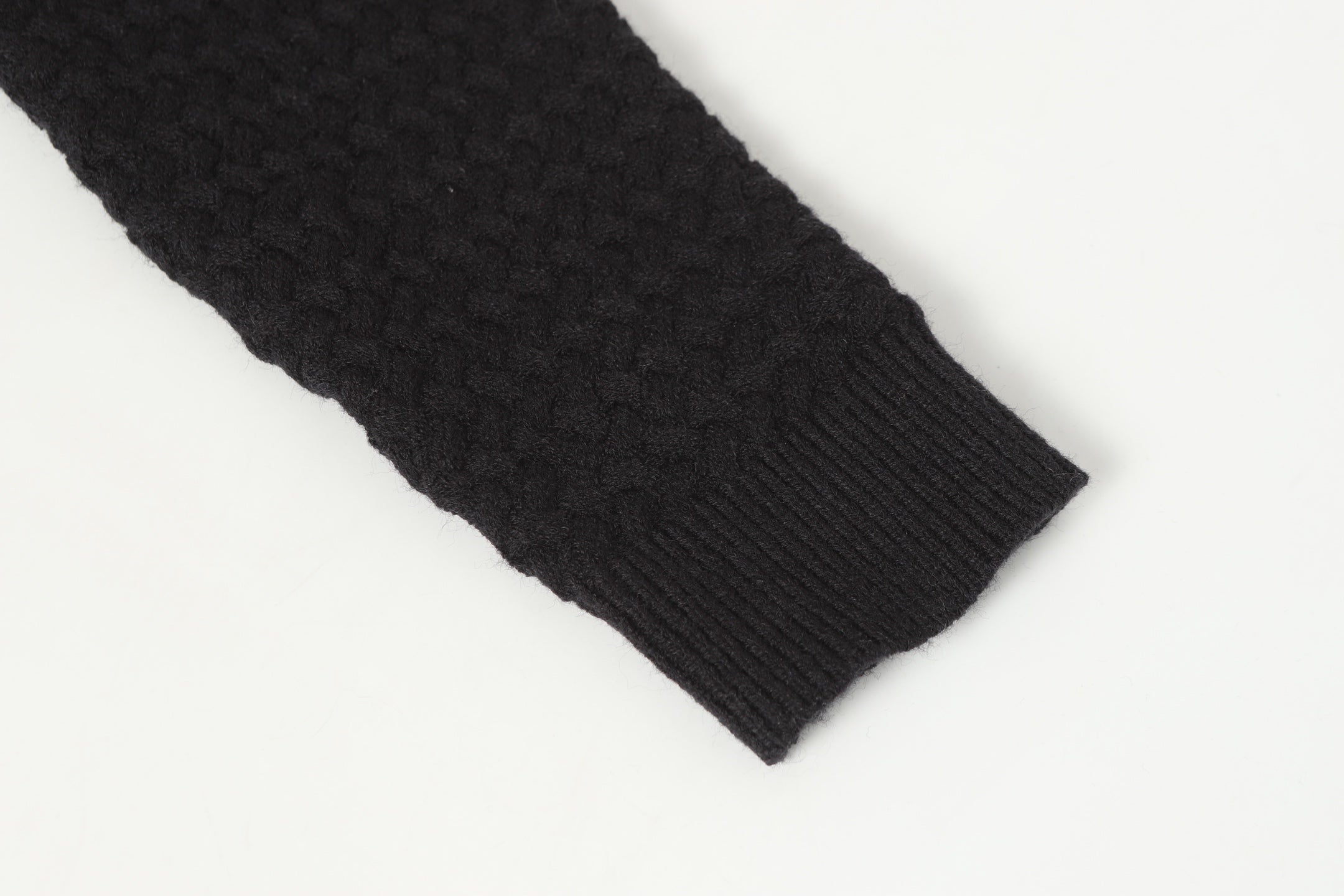 Gothic Cross Knit Cardigan - Black Grey Streetwear Jacket 904