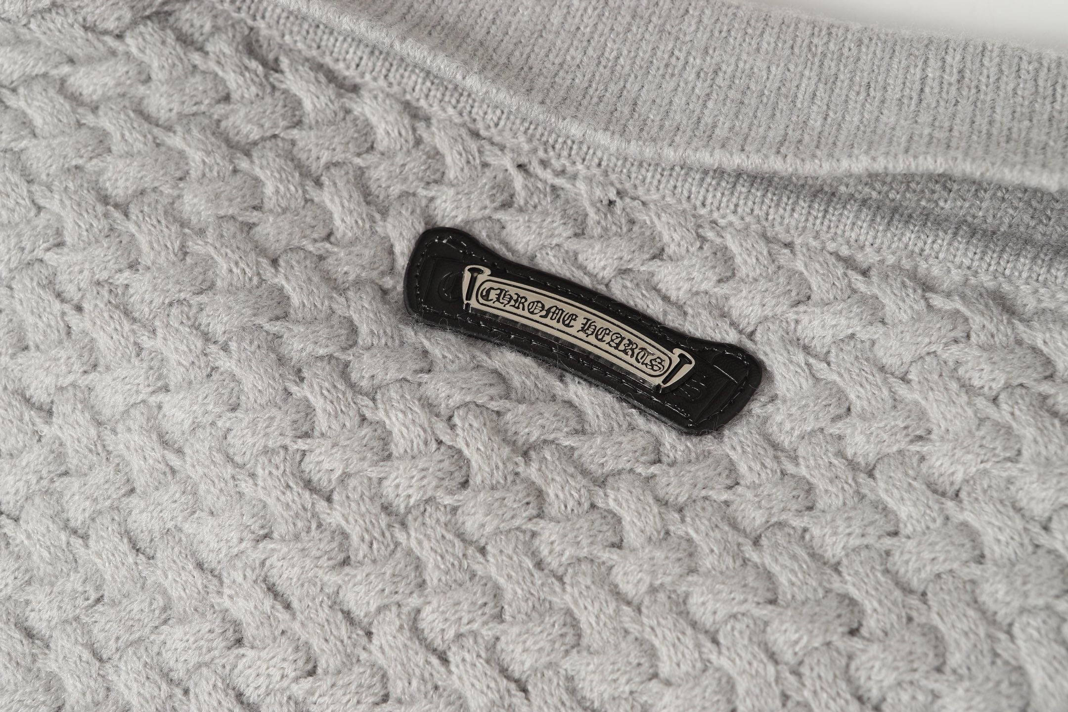 Gothic Cross Knit Cardigan - Black Grey Streetwear Jacket 904